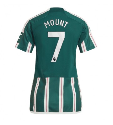Manchester United Mason Mount #7 Replika Udebanetrøje Dame 2023-24 Kortærmet